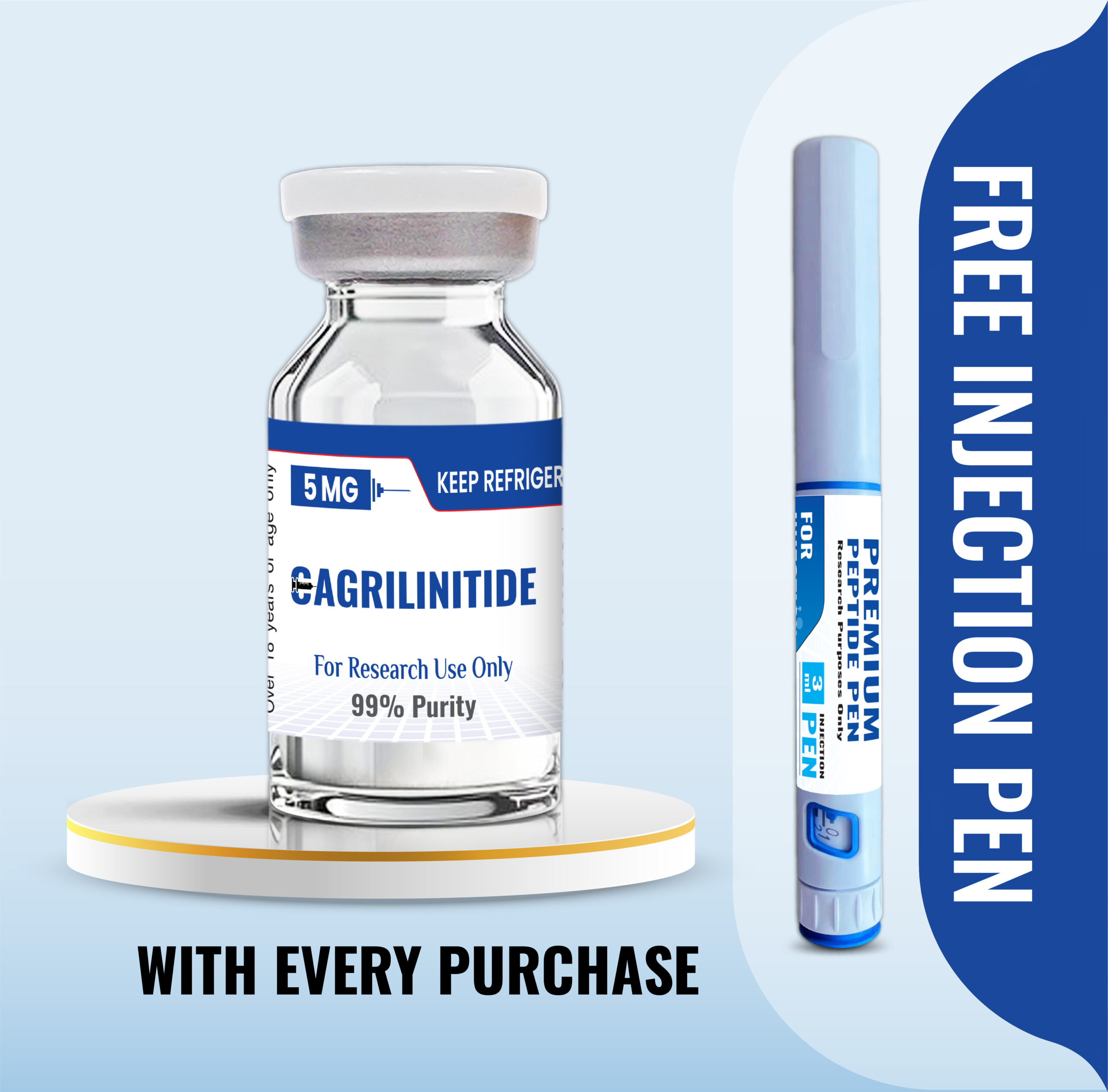 CAGRILINITIDE 5mg Europe - Peptura peptides de recherche